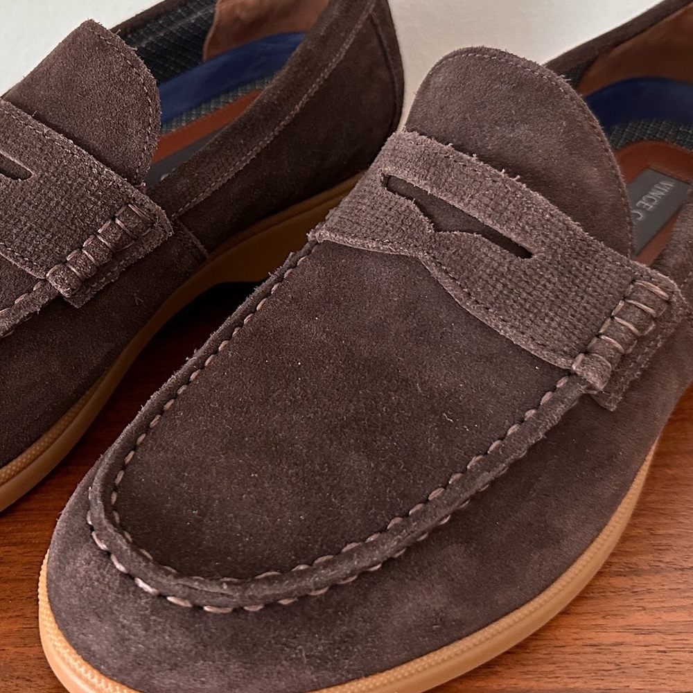 Vince Cumuto Kedron men's suede loafers